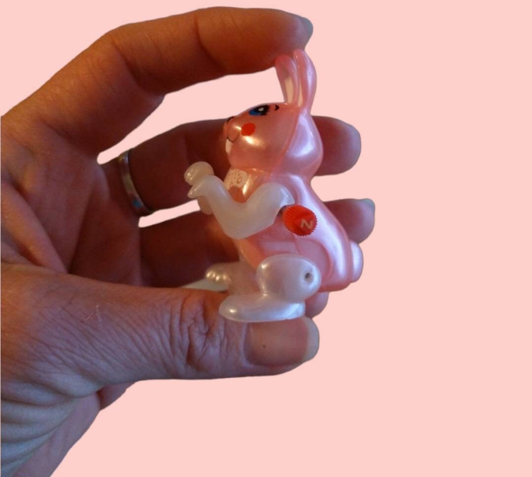 1pc BARB the BUNNY Wind up Flipping Toy / New Old Stock / Out of Production  / Pink Plastic Rabbit - Etsy