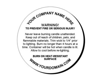 Candle labels for you