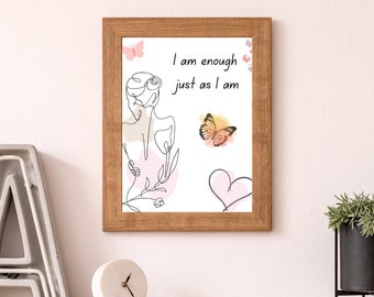 Motivierende Poster, inspirierende Poster, druckbare Poster, positive Wortkunst, digitale Download-Drucke, motivierende Kunst, Wandkunst