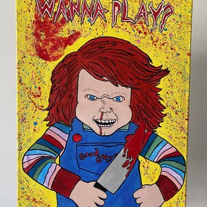 Child’s Play Chucky painting
