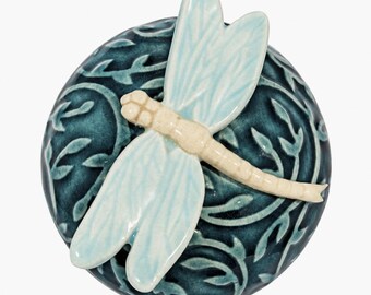 Dragonfly Meditation Rattle | Ceramic Sound Healing Shaker & Mindfulness Gift