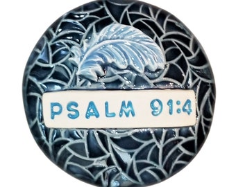 Spiritual Rattle with Psalm 91:4