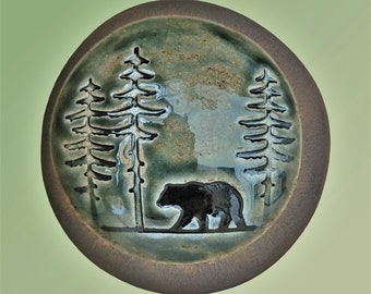 Black Bear In The Woods Shaman Rattle