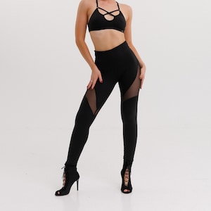 スティッキーポールダンスウェア ブラック Sticky pole leggings - Etsy 日本