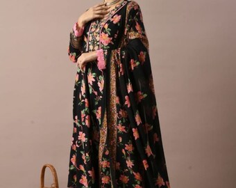 Heavy flare Anarkali suit