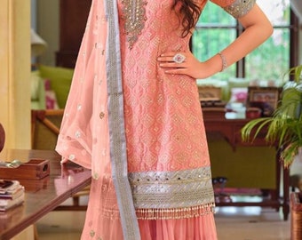 Heavy Sharara  suit