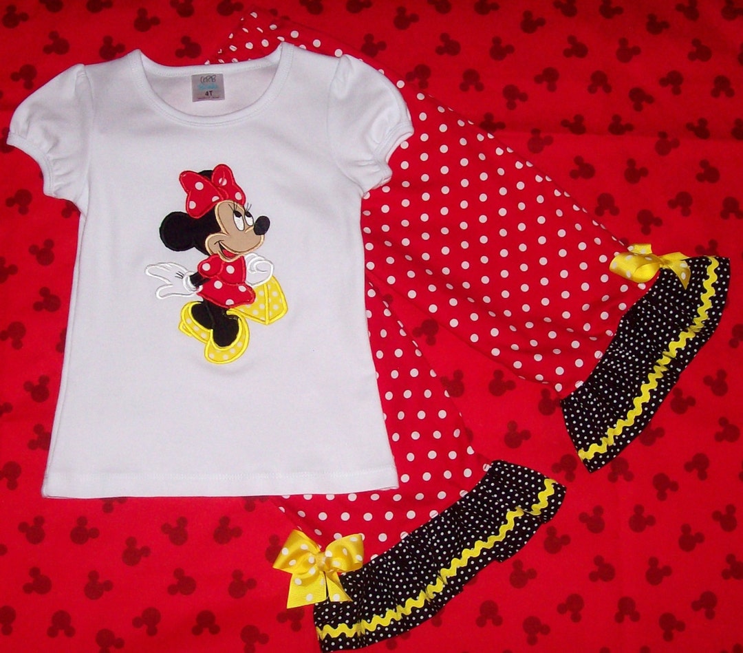Minnie Mouse Going on Vacation Applique Short or Long Sleeve - Etsy