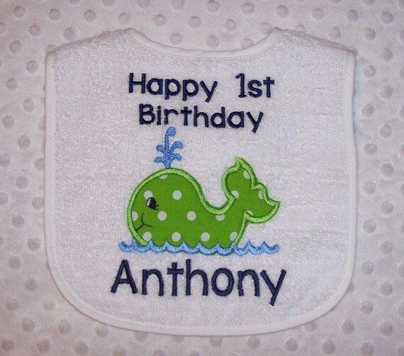 birthday boy bib