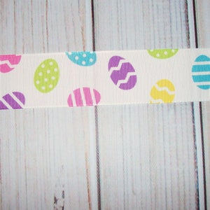Easter Eggs ruffle ribbon socks Ribbons to choose from- Birthday Party socks - School - Pictures - Easter socks