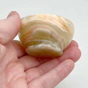 Green Onyx Genuine Stone Bowl for use with Centering Pendant Necklace Yoga Jewelry, Small 2 inch