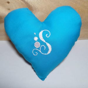 Lavender Monogrammed Heart Sachet