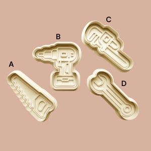 Tools cookie cutter 3d Printed