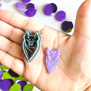 Bat Halloween  Polymer clay Cutter