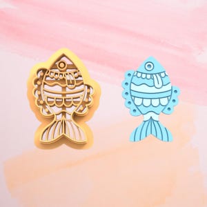 Fairy Fish E Clay Cutters / Air dry clay cutter