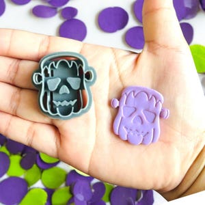 Frankenstein Halloween  Polymer clay Cutter