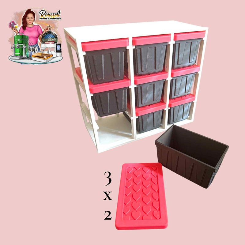 Mini Storage Boxes Rack Mini Tote Storage Rack - Etsy