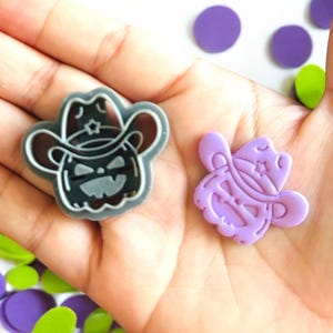 Sheriff Pumpkin   Halloween  Polymer clay Cutter
