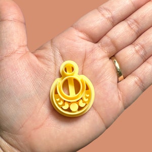 Moon Earring Clay Cutter: Mystical Polymer Clay Tool