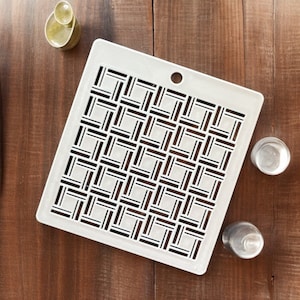 Wicker Rattan C | Stencil cookie | Stencil for Polymer clay | Stencil for baking