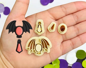 Bat wing earring combo B Halloween  Polymer clay Cutter