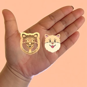 Pomeranian Dog Clay Cutter: 3D Printed Animal Cutter