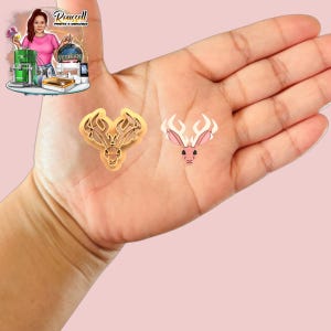 Antlered Deer Polymer clay cutter