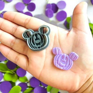 Pumpkin M Halloween  Polymer clay Cutter