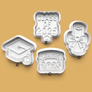 GRADUATION THEME cookie Cutter 3d Printed