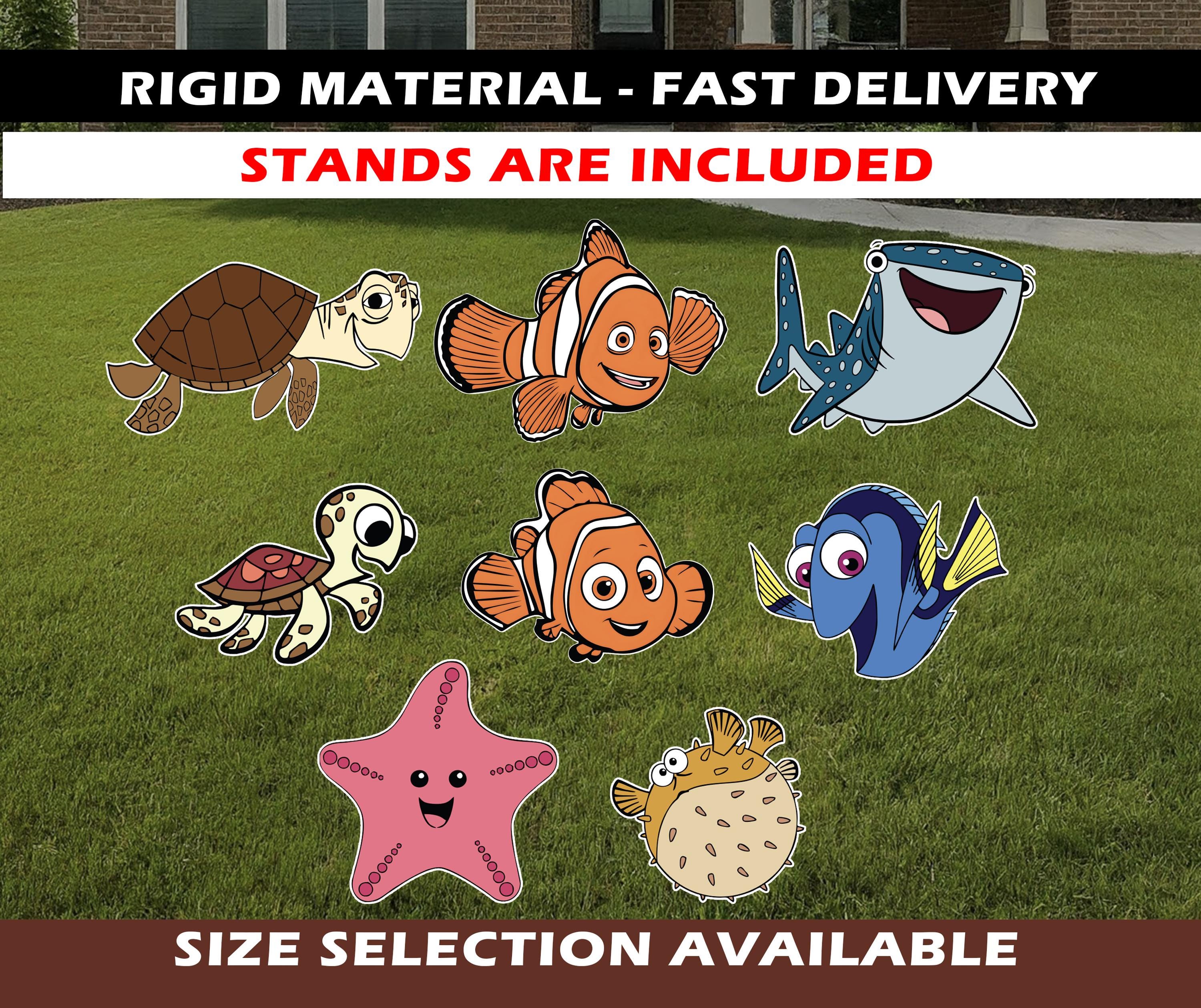 Finding Nemo Cutout Decoration Yard Sign Party Finding Dory Decor ...