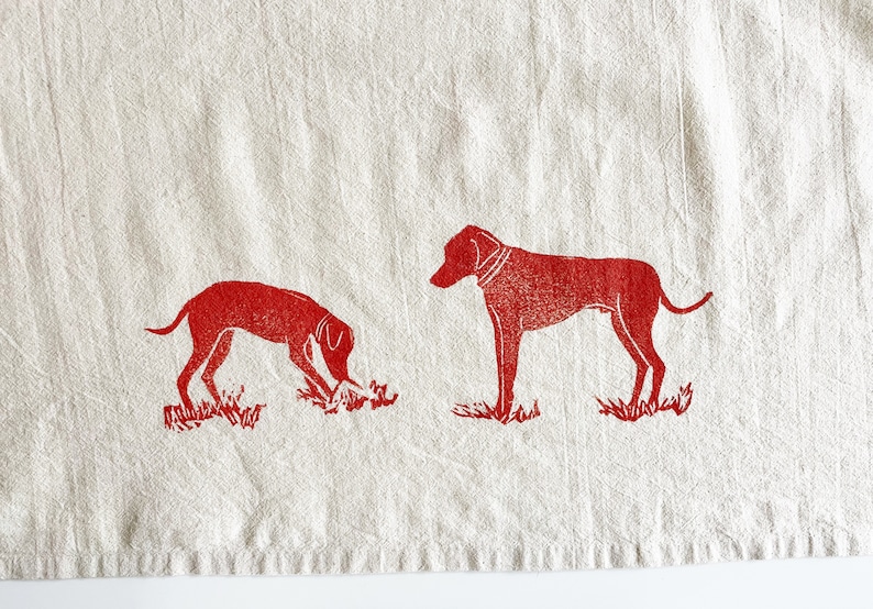 Rhodesian Ridgeback Dog Lover Flour Sack Towel image 4