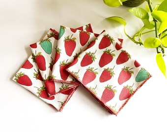 Strawberries Small Napkin Set