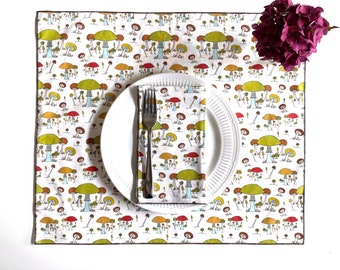 Mushroom Dinner Napkin Set
