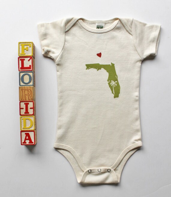 The Sunshine State Florida Baby Onesie The Sunshine State Florida Baby Onesie