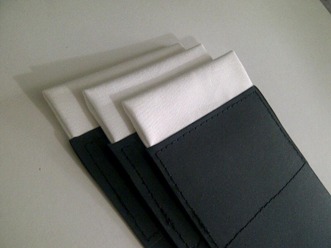Men's 100 Silk Pocket Square Prefolded Flattop ONE Etsy