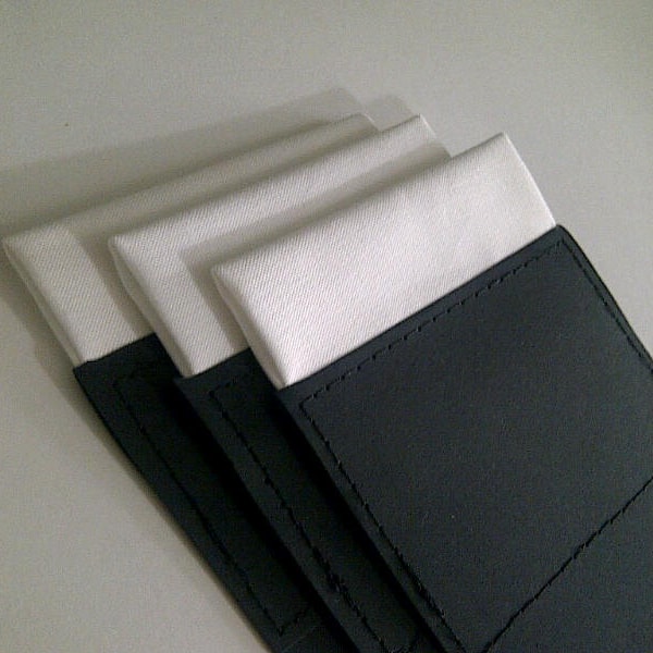 Men's 100%  Silk Pocket Square  PreFolded Flat-Top  (ONE)