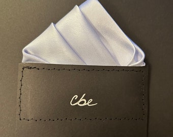 Gray Satin Prefolded Pocket Square - Other colors available!