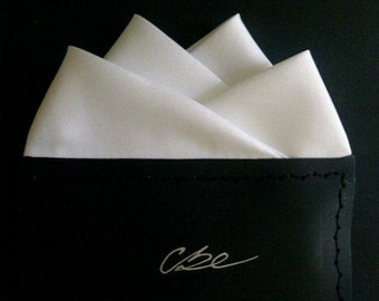 Men's Silky Pre-Folded Pocket Square (One)