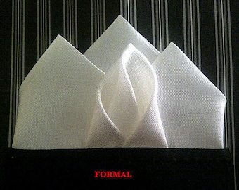 Pre Folded Pocket Square & Handkerchiefs (Formal)