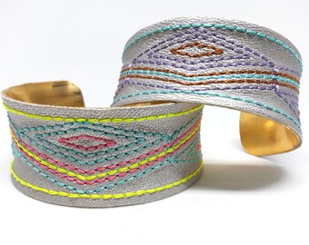Embroidered Savanna Cuffs