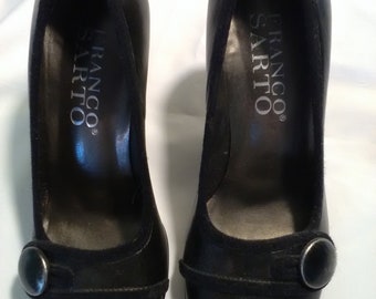 franco sarto black heels