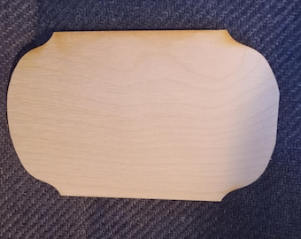 Wood Plaques, Unfinished, Wood Signs, Craft Placques, Blank, Cutout, Crafter Placque, Wreath-Maker Placque, 4" x 6-1/2".  rectangle shape