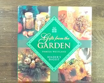 Gifts from the Garden, Garden Crafts, Flower, Fruit & Vegetable Craft Designs Idea Book, Vintage Hardback, color pictures