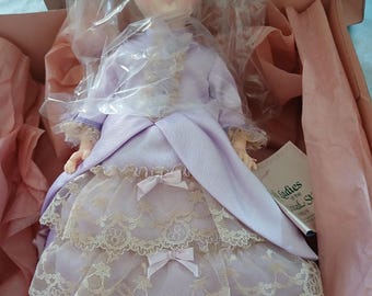 Madame Alexander First Ladies Lucretia Garfield 1421  Collector Doll Vintage Doll 14", Inaugural Gown, Series IV