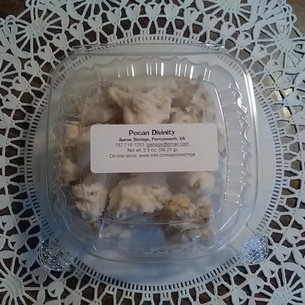 Pecan Divinity, Old Fashion Candy, Half Pound, Candy, Sweets, Valentine Candy, Dessert, Gourmet Sweets Edible Food White Fudge