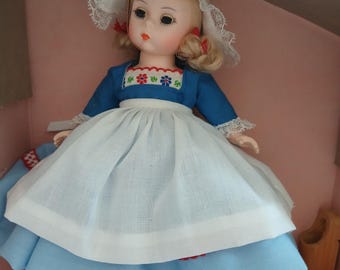 Madame Alexander International Dolls,  Netherlands 591 Collector Doll Vintage Doll, approx. 8"