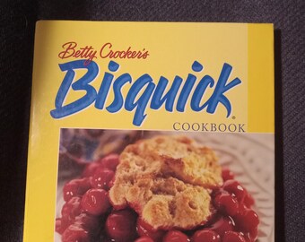 CookBook Bisquick, Betty Crocker, Recipes,  Vintage Cookbook, Hardback, Spiral Bound, Kitchen Library