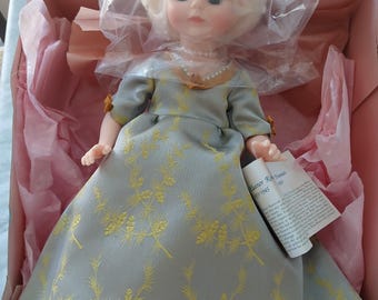 Madame Alexander First Ladies Bess Truman 1435 Collector Doll Vintage Doll 14", Inaugural Gown, Series VI