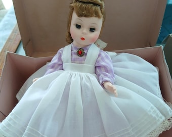 Madame Alexander Little Women Collection Dolls,  Meg 414 Collector Doll Vintage Doll, approx. 8"