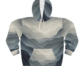 Dunkler Fleck Pullover Hoodie (AOP)