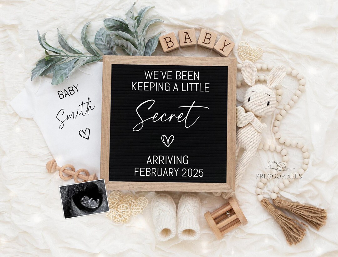 Pregnancy Announcement Digital, Baby Announcement, Instant